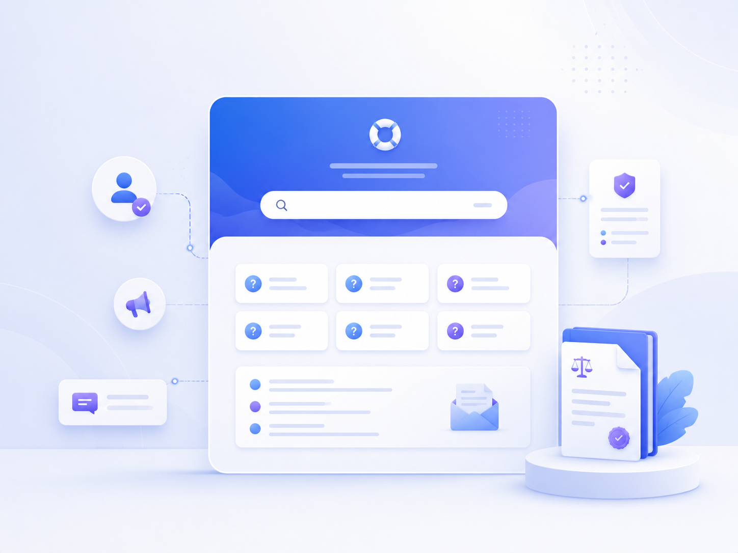 help centre illustration